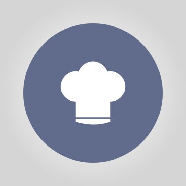 Şef kap vektör simgesi