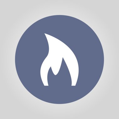 Yangın simge vektör