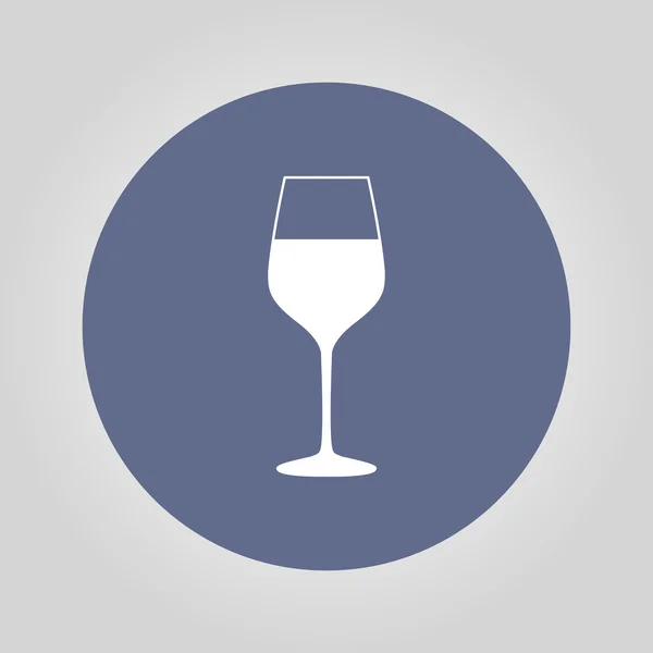 Wine glass icon - Vector — Stock Vector