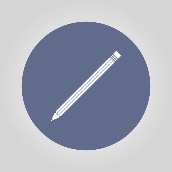 Ikona tužky. Plochý design styl. — Stockový vektor