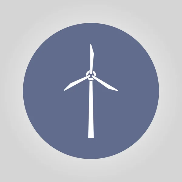 Wind turbine icon — Stock Vector