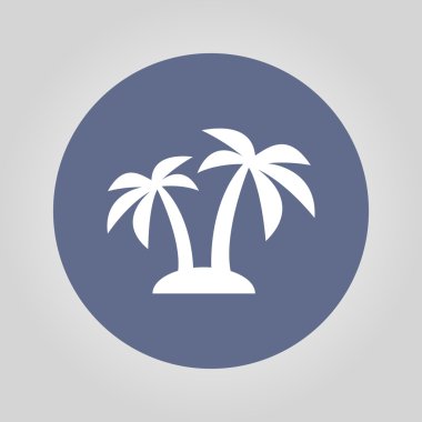 Palm simgesi. Vektör Eps 10