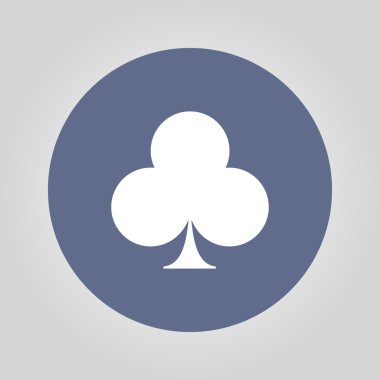 Poker simgesi. Düz