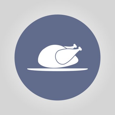 Tavuk. vektör simgesi