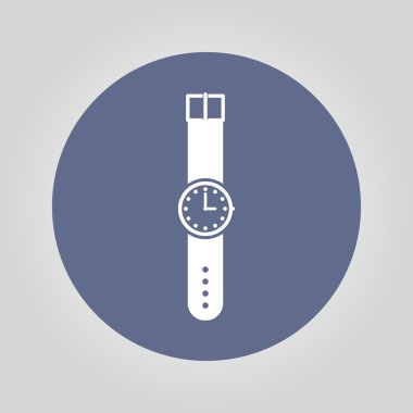 Kol saati simgesi. Düz