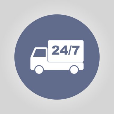 eve teslim, web simgesi.