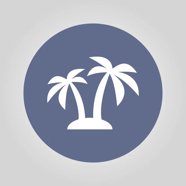 Palm-ikonen. Vektor Eps 10 — Stock vektor