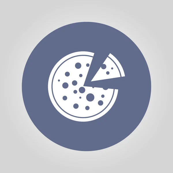Icône web pizza — Image vectorielle