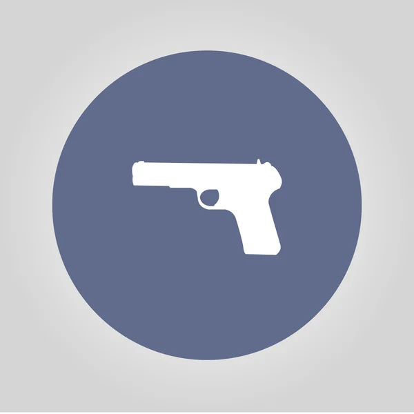 Gun icon. Vector concept illustration for design — Stock Vector