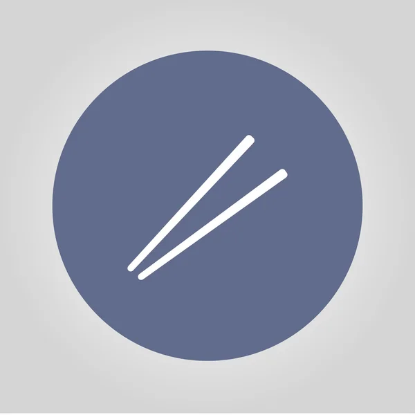 Baguettes icône plate pour les applications alimentaires et les sites Web . — Image vectorielle
