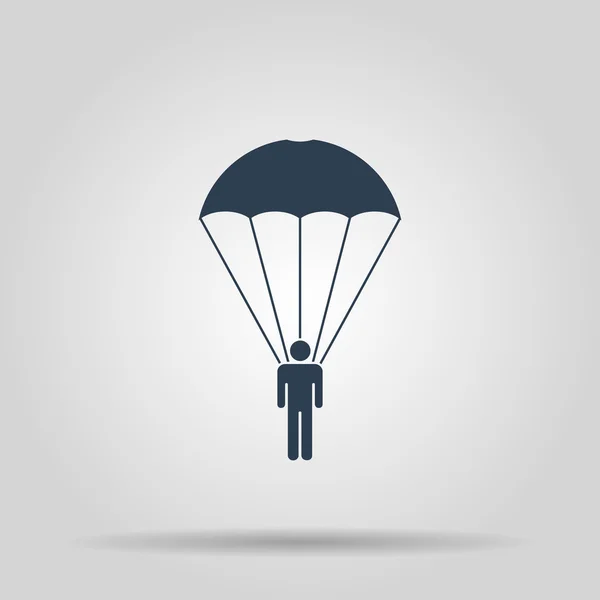Illustration vectorielle du cavalier parachute — Image vectorielle