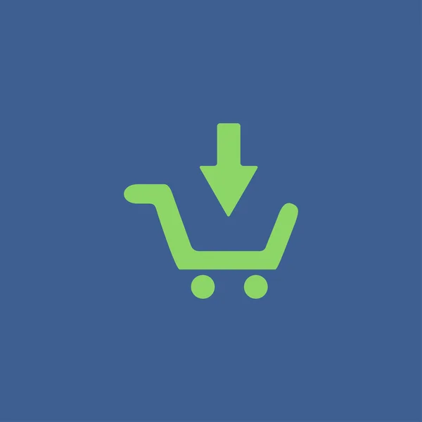 Shopping cart Flat — Stock Vector