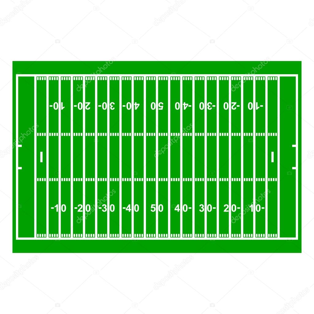 Kampioenschap bereik Uitrusting American Football Field with Line and Grass Texture Stock Vector by  ©stalkerstudent 112323062