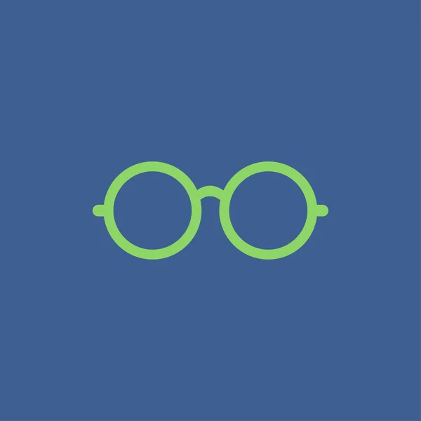 Icona degli occhiali. Stile di design piatto . — Vettoriale Stock