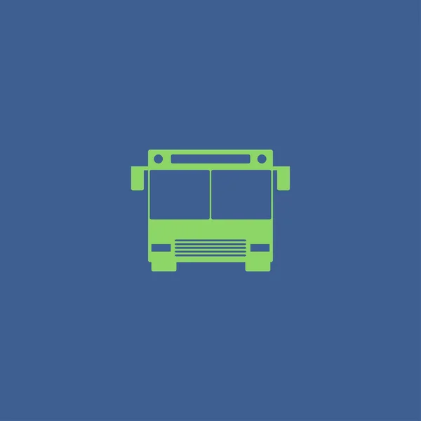 Ikona autobus. Plochý design styl. — Stockový vektor