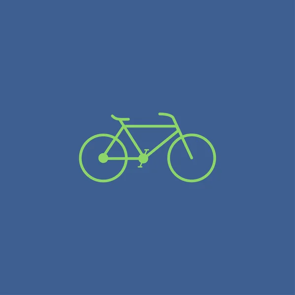 Icono de bicicleta minimalista. Vector, EPS 10 — Vector de stock