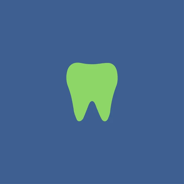 Tooth Icon. Flat design style. — Stock Vector