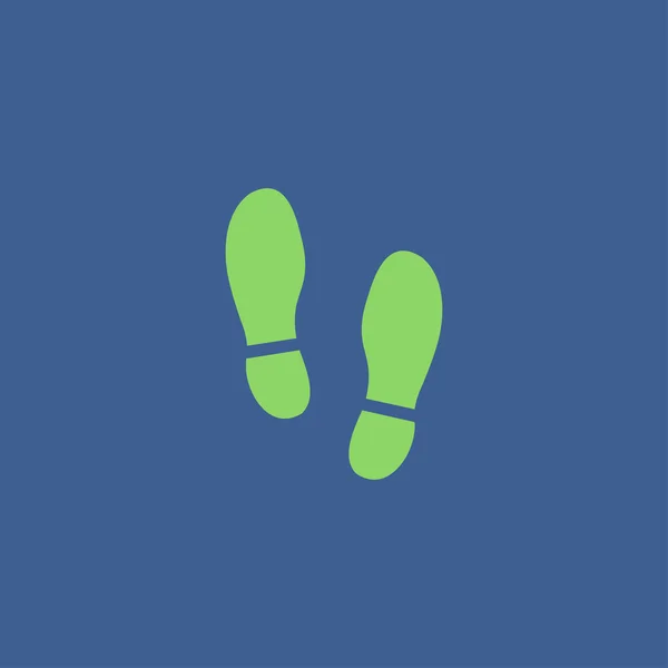 Αποτύπωμα του παπούτσια σόλες icon.shoes εκτύπωσης icon.vector εικονογράφηση — Διανυσματικό Αρχείο