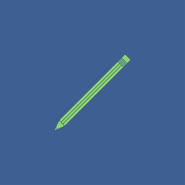Pencil icon. Flat design style. — Stock Vector