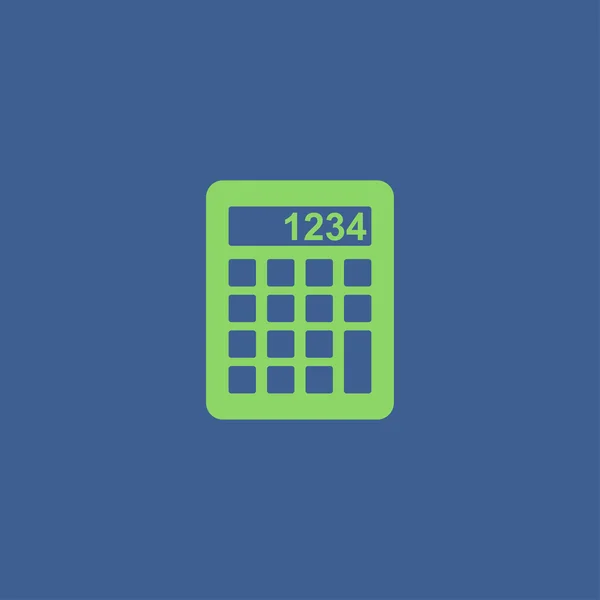 Icona della calcolatrice. stile design piatto. — Vettoriale Stock