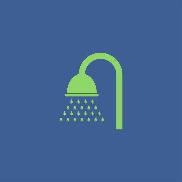 Shower icon. Flat design style — Stock Vector