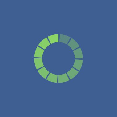 Vektör dairesel yükleme simgesi