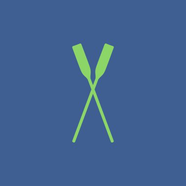 Kürek simgesi vectorr. Konsept illüstrasyon tasarımı için