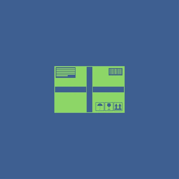 Icona della scatola. Illustrazione concettuale vettoriale per il design — Vettoriale Stock