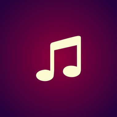 izole müzik daire basit kutsal kişilerin resmi.