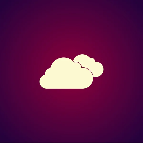 雲のアイコンベクトル図. — ストックベクタ