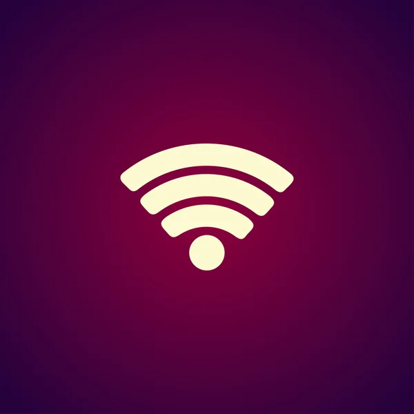 Vector icono de red Wi-Fi — Vector de stock