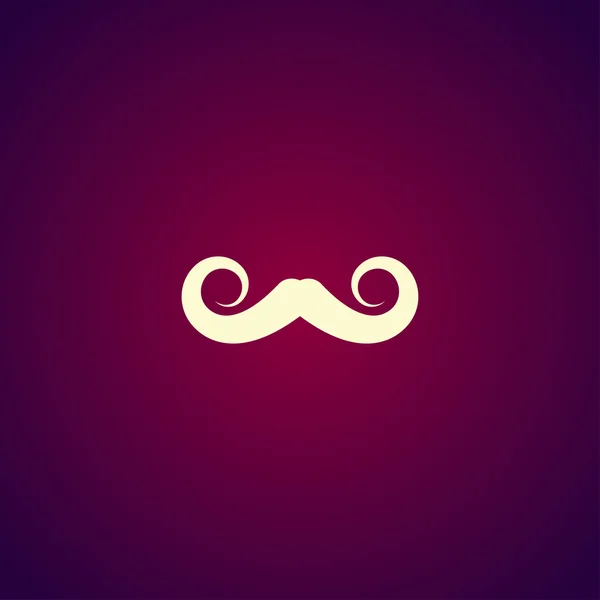 Moustaches icône vectorielle — Image vectorielle
