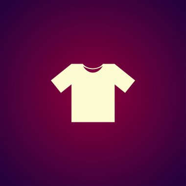 Tshirt Icon Icon, vektör çizim.