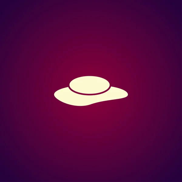 Chapeaux de dames, icône web. conception vectorielle — Image vectorielle
