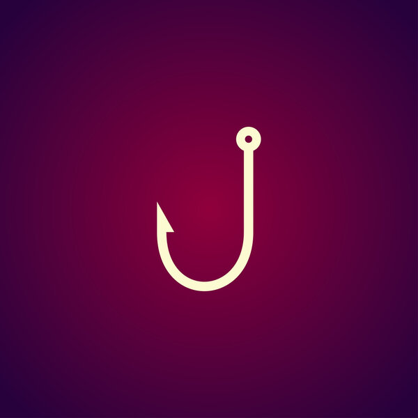 Hook icon. Vector