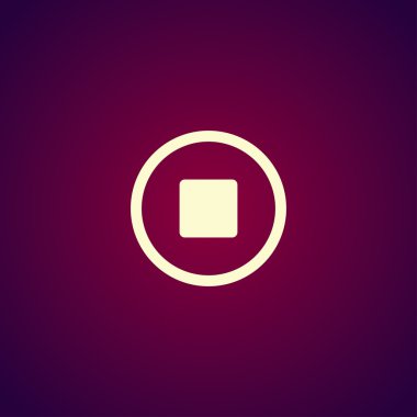 parlak çoklu ortam simgesini dur