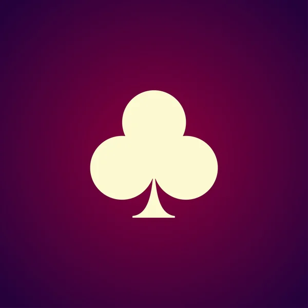 Poker icoon. Flat — Stockvector