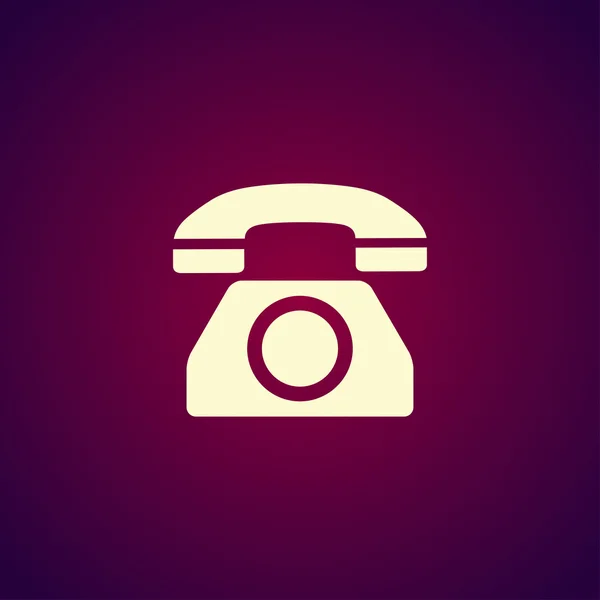 Vector icon of a phone — Stock Vector