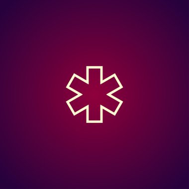 tıbbi simge vektör