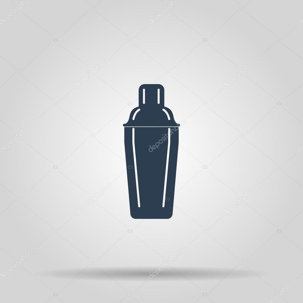Cocktail shaker icon. Concept illustration for design.