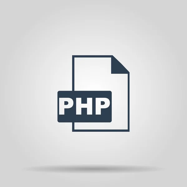 Extensión de archivo PHP. Ilustración conceptual para el diseño — Vector de stock