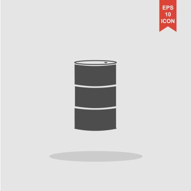 Basit simge varil petrol.