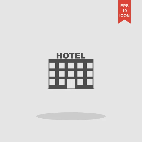 Hotel pictogram. Vectorillustratie concept voor ontwerp — Stockvector