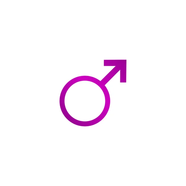 Male sign icon. — Stock Vector