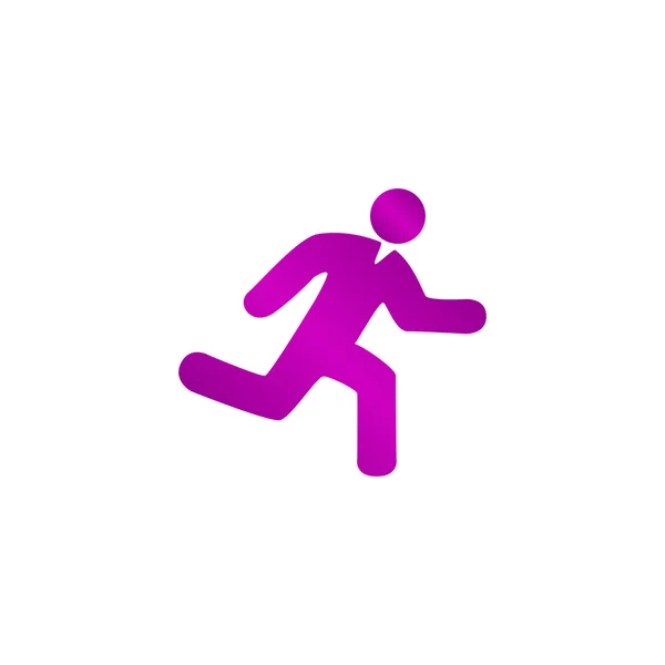 Man running icon — Stock Vector