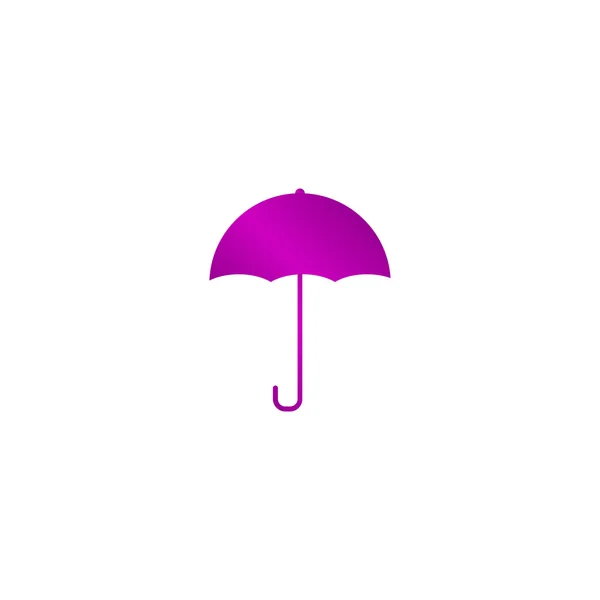 Umbrella sign icon. Rain protection symbol. Flat design style. — Stock Vector