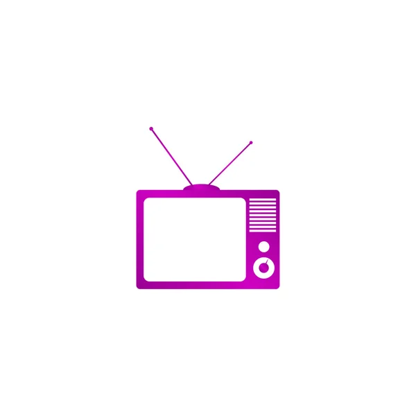 TV-Vektor-Symbol — Stockvektor