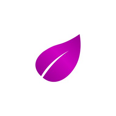 Yaprak simgesi tasarım.