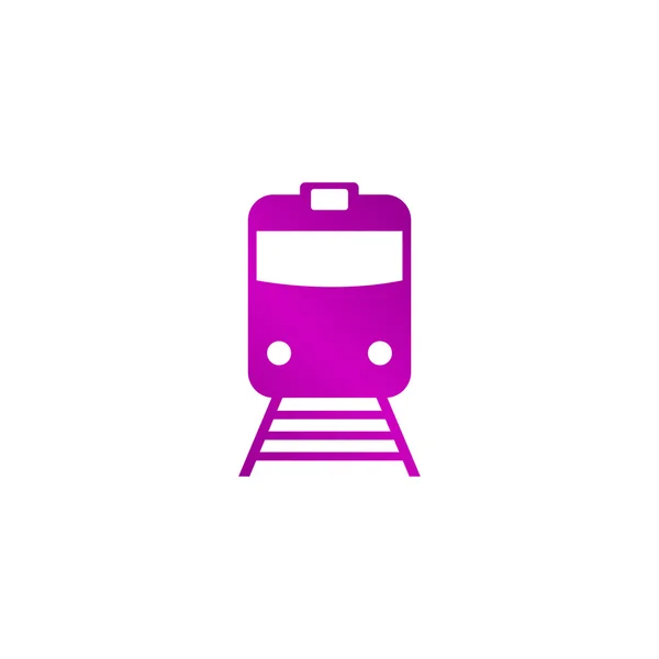 Train icon. Flat design style. — Stock Vector