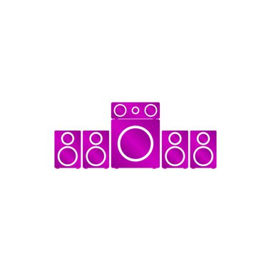 Hoparlör simgesi. Vektör konsept illüstrasyon tasarımı için